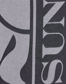 TOALLA DE PLAYA FOUTA JACQUARD CON LOGOTIPO