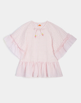 MINI KAFTANO IN COTONE VICHY