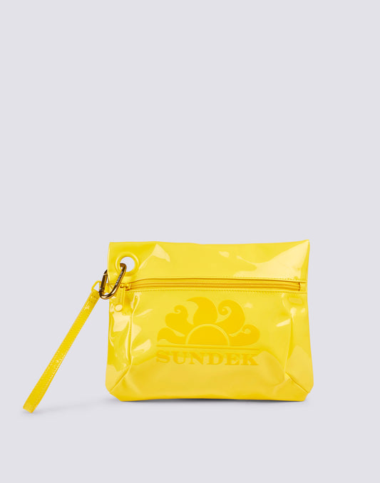 CLUTCH - POCHETTE CON MOSCHETTONE
