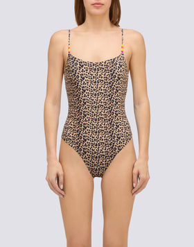 MAILLOT DE BAIN UNE PIÈCE IMPRIMÉ LÉOPARD