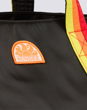 ALEN - BORSA MARE CON MANICI ARCOBALENO