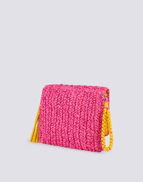 GABI - POCHETTE EN PAPIER PAILLE