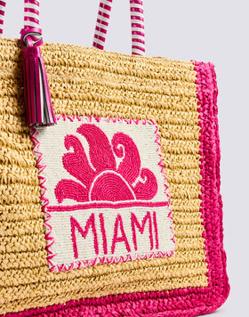 BORSA IN RAFFIA MIAMI