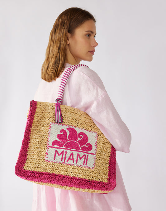 BORSA IN RAFFIA MIAMI