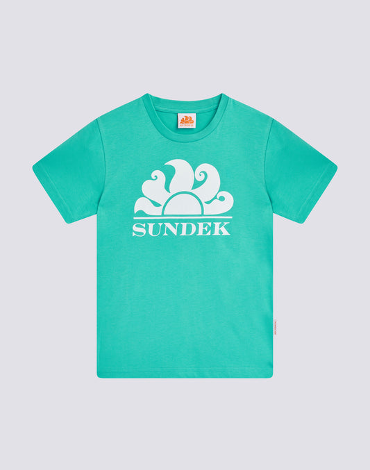MINI NEW SIMEON LOGO T-SHIRT GIROCOLLO