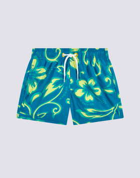 MAILLOT DE BAIN COURT REPREVE® À TAILLE ÉLASTIQUE AVEC IMPRIMÉ SK23