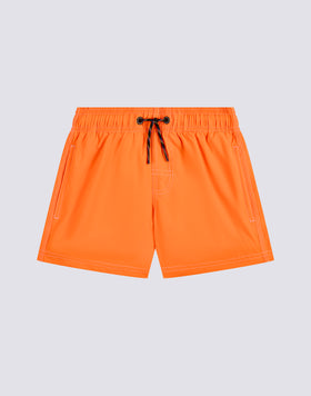 MAILLOT DE BAIN COURT À TAILLE ÉLASTIQUE EN POLYESTER RECYCLÉ FLUO REPREVE®