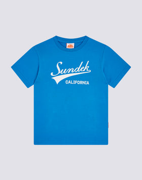 T-SHIRT CON STAMPA IN STILE BASEBALL