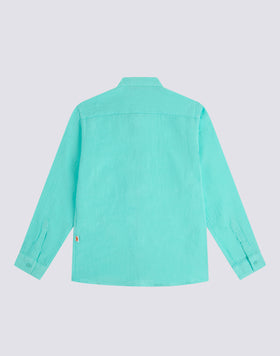 CAMISA DE LINO CON CUELLO MAO