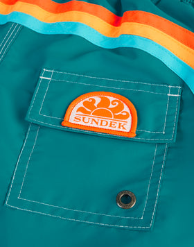 COSTUME DA BAGNO BAMBINO CORTO VITA ELASTICATA ICONIC TAFFETA