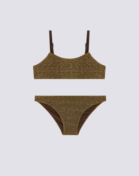 BIKINI CON TOP A FASCIA E SLIP FISSO