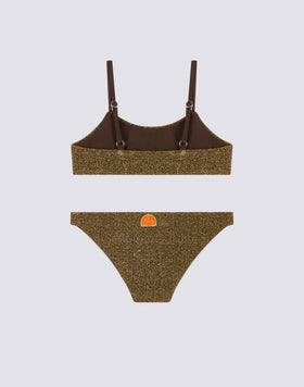 BIKINI CON TOP A FASCIA E SLIP FISSO