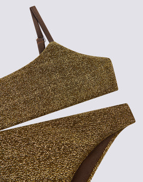 BIKINI CON TOP A FASCIA E SLIP FISSO