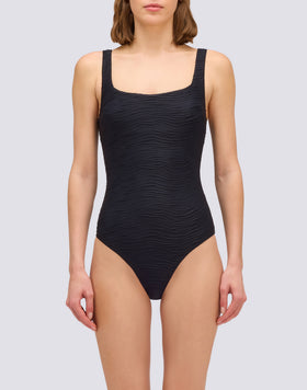 MILLER - MAILLOT DE BAIN UNE PIÈCE JACQUARD IMPRIMÉ ZÈBRE