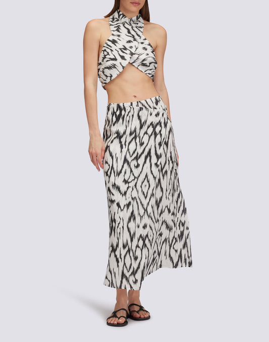 TOP IN LINO CROPPED
