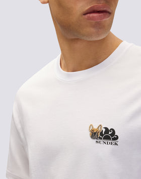 T-SHIRT CAPSULE PELO - BEACH FRENCH BULLDOG