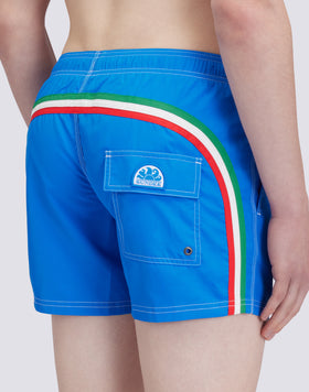 MAILLOT DE BAIN TAILLE COURTE ÉLASTIQUE POLYESTER RECYCLÉ REPREVE®