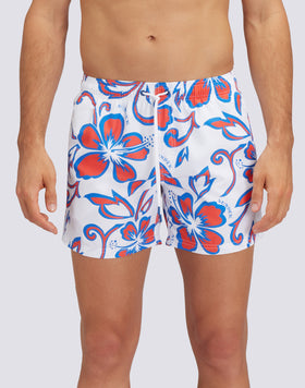 REPREVE® MAILLOT DE BAIN COURT À TAILLE ÉLASTIQUÉE AVEC IMPRESSION SK23