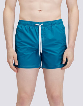 ICONIC TAFFETA SHORT SWIMSHORTS WITH ELASTIC WAIST