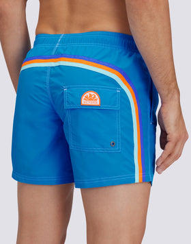 SHORT DE BAIN À TAILLE ÉLASTIQUE TAFFETA ICONIQUE