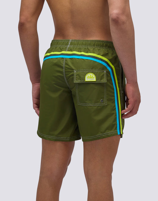 COSTUME DA BAGNO LUNGHEZZA MEDIA VITA ELASTICATA ICONIC TAFFETA