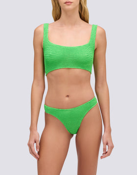 TOP BRA IN TESSUTO GOFFRATO
