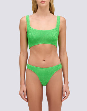 TOP BRA IN TESSUTO GOFFRATO