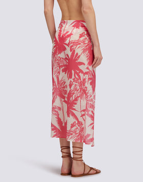 PAREO CON ESTAMPADO DE SABANA TROPICAL