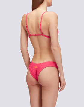 BAUNEI - Slip taille haute en éponge jacquard SK23
