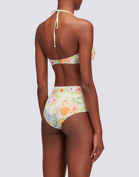 QUARTZ - FLOWER BUNCH PRINTED BAND TOP
