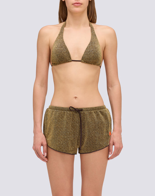 HAIWORTH - COSTUME A PANTALONCINO IN LUREX