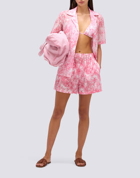 CAMISA DE MUJER CON ESTAMPADO FLEUR DE JOIE