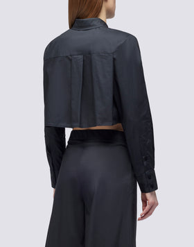 CAMISA CORTA DE POPELÍN