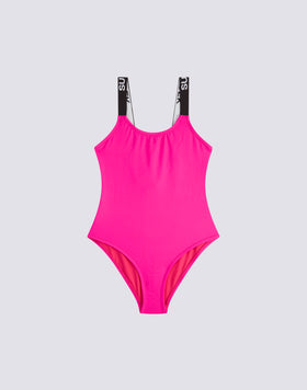 MAILLOT DE BAIN UNE PIÈCE BRETELLES LOGO