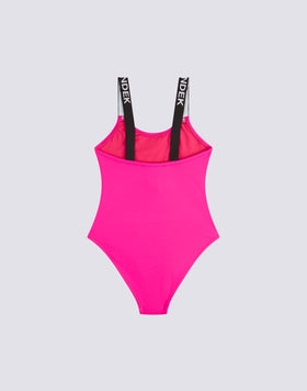 MAILLOT DE BAIN UNE PIÈCE BRETELLES LOGO