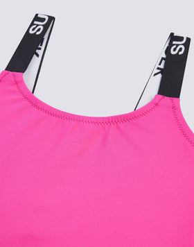 MAILLOT DE BAIN UNE PIÈCE BRETELLES LOGO