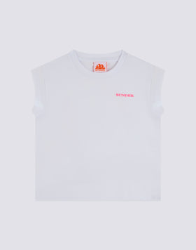 T-SHIRT WITH DEGRADE' LOGO