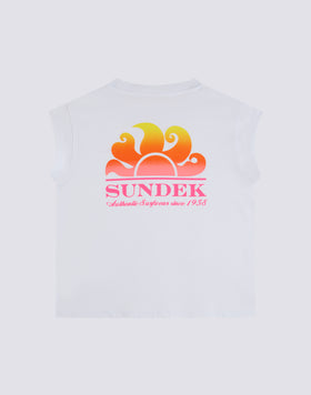 T-SHIRT WITH DEGRADE' LOGO