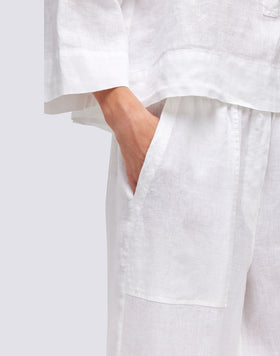 PANTALONES LARGOS DE LINO