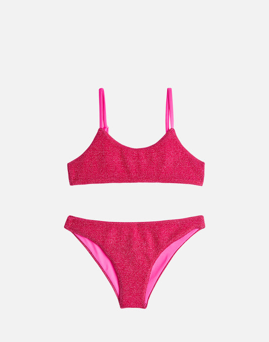 BIKINI CON TOP A FASCIA E SLIP FISSO