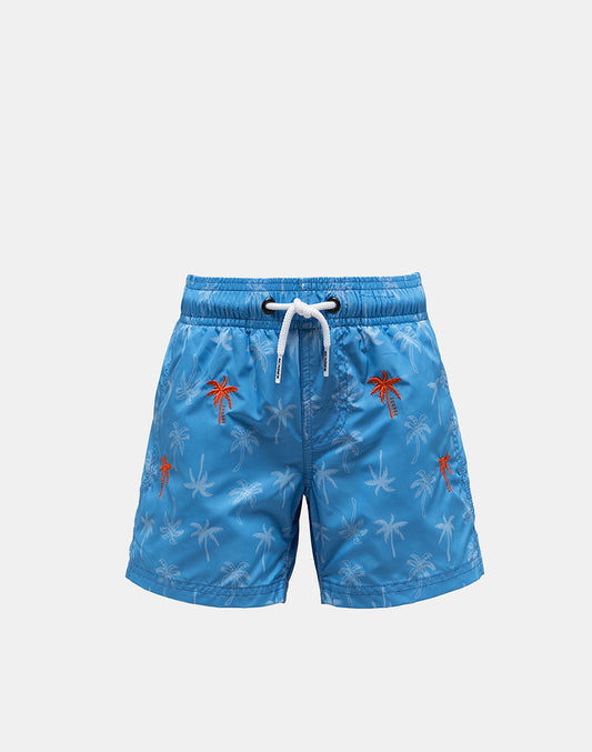 SHORT DE BAIN À TAILLE ÉLASTIQUE