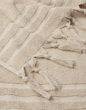 NEW CLASSIC - SERVIETTE DE PLAGE JACQUARD AVEC LOGO