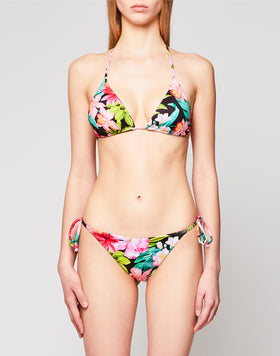 ANITA - SLIP CON FIANCHI REGOLABILI E STAMPA TROPICANA