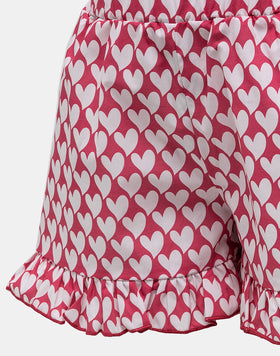 SHORTS IN POPELINE STAMPATO