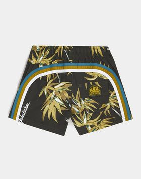 STRETCH WAIST SWIM TRUNKS