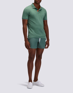 POLO BRICE DE ALGODÓN PIQUÉ CON DETALLES TRICOLOR