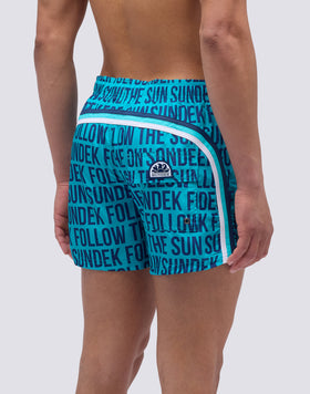 COSTUME DA BAGNO CORTO VITA ELASTICATA STAMPA PAYOFF WRITINGS