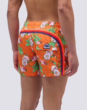 COSTUME DA BAGNO CORTO VITA ELASTICATA STAMPA SUN FLOWER