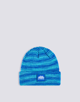 BONNET POUR ENFANT À CÔTES AVEC LOGO