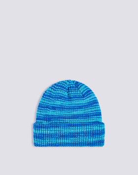 BONNET POUR ENFANT À CÔTES AVEC LOGO